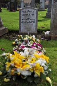 The grave where Margaret Miller wanted to be buried